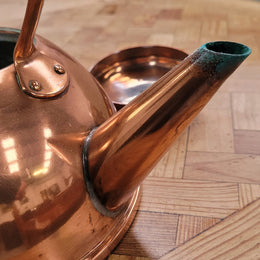 Vintage French copper kettle . They have been sourced from France and is in good original detailed condition.