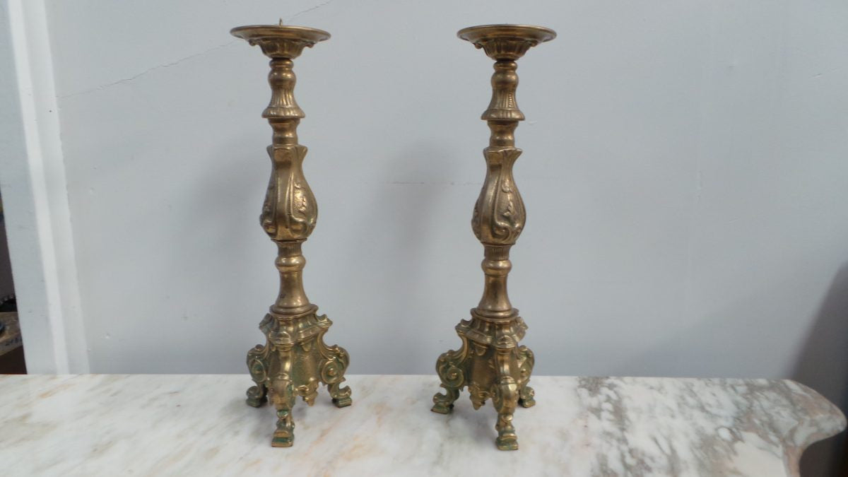 Pair of Candle Sticks | Antique & Vintage | Moonee Ponds Antiques | Australia Wide Delivery