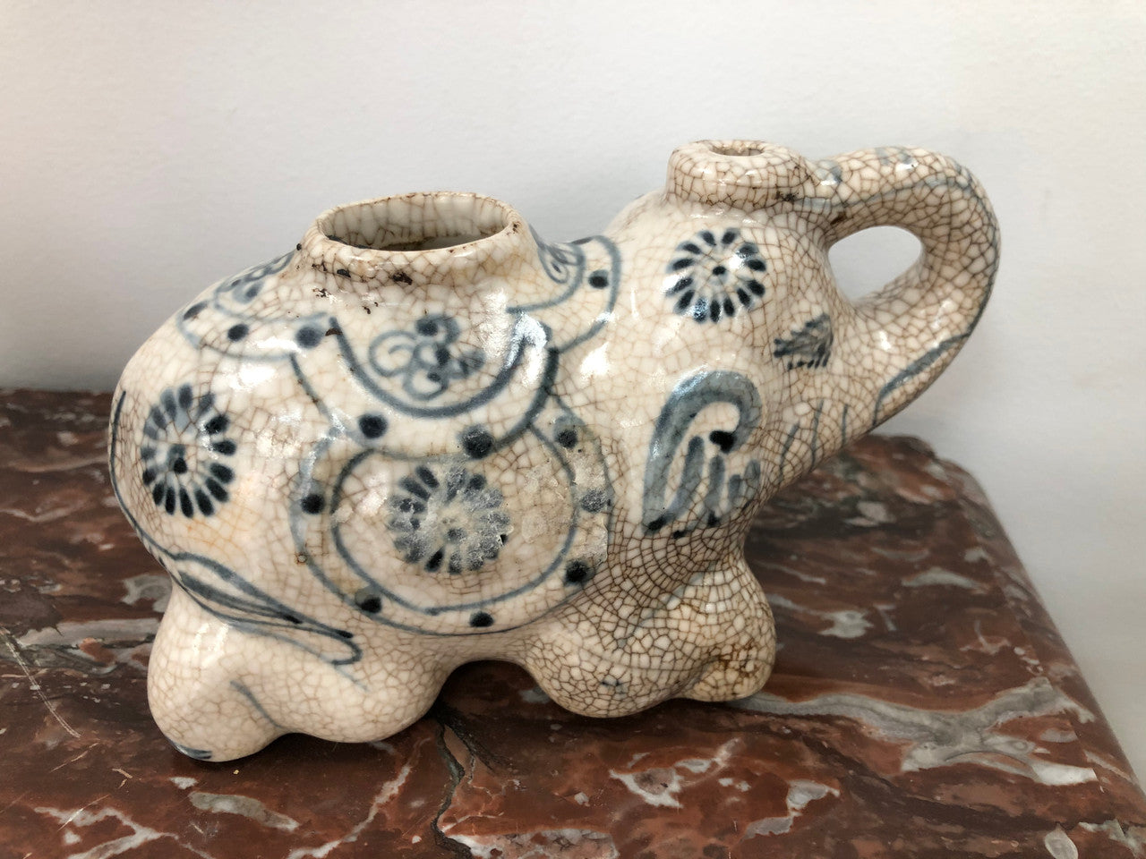 An Interesting Vintage Oriental Ceramic Elephant | Antique & Vintage | Moonee Ponds Antiques | Australia Wide Delivery