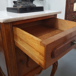 Pair of French Louis XVI Style Bedside Cabinets