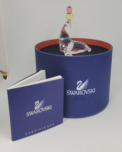Swarovski Crystal Juggling Seal | Antique & Vintage | Moonee Ponds Antiques | Australia Wide Delivery