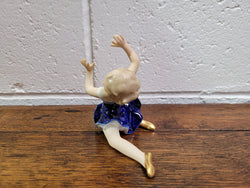 Vintage Wallendorf Cobalt Blue Dancing Girl | Antique & Vintage | Moonee Ponds Antiques | Australia Wide Delivery