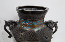 Superb Quality Bronze and Cloisonne Vase | Antique & Vintage | Moonee Ponds Antiques | Australia Wide Delivery