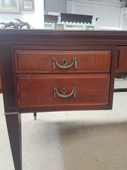 French Mahogany Partners Desk | Antique & Vintage | Moonee Ponds Antiques | Australia Wide Delivery