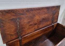 Early 19th Century French Chestnut Wood Coffer | Antique & Vintage | Moonee Ponds Antiques | Australia Wide Delivery