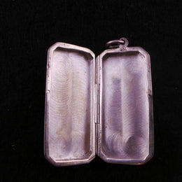 Sterling Silver Art Deco Style Pendant - Locket
