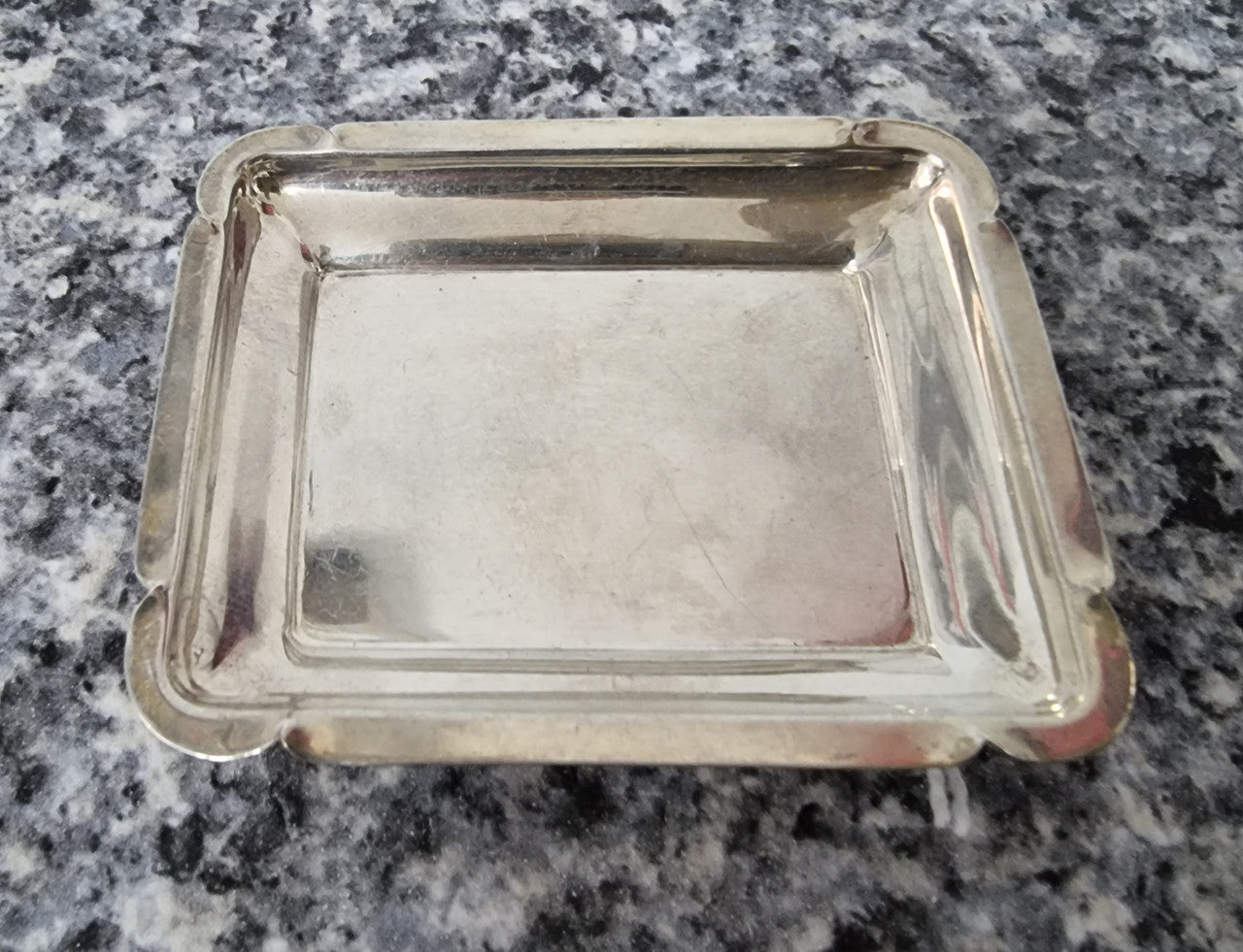 Antique Sterling  Art Deco Pin Tray