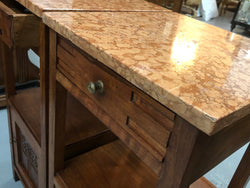 Pair Of French Arts & Crafts Bedside Cabinets | Antique & Vintage | Moonee Ponds Antiques | Australia Wide Delivery
