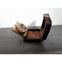Art Deco "Emes" Travel Clock In Original Leather Case | Antique & Vintage | Moonee Ponds Antiques | Australia Wide Delivery