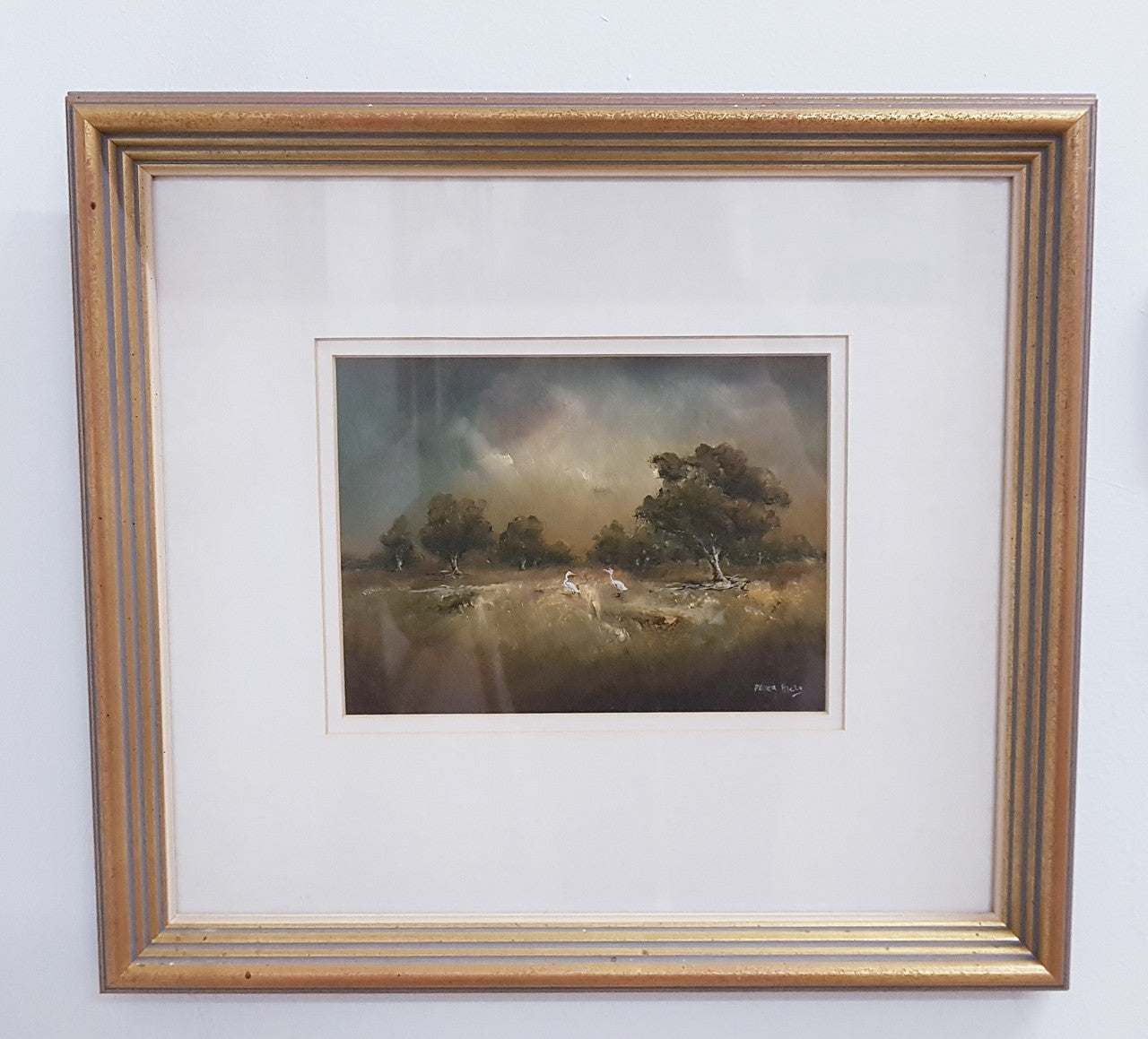 Australian Landscape Oil on Board