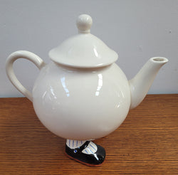 Vintage Walking Feet Teapot Wearing Mary Jane Shoes Marked Lustre Carlton Ware | Antique & Vintage | Moonee Ponds Antiques | Australia Wide Delivery