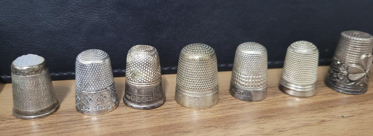 Lovely selection of Antique and Vintage sewing thimbles all sold separately and each one is $30.00.