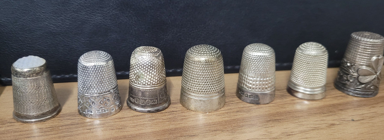 Assorted Antique Sewing Thimbles