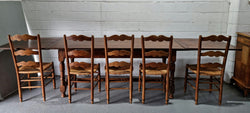 Appealing and Rare French Oak Farmhouse Extension Table | Antique & Vintage | Moonee Ponds Antiques | Australia Wide Delivery