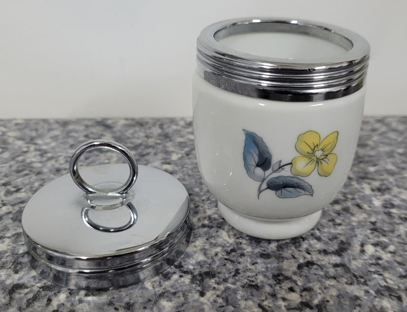 Royal Worcester "Woodland Flower" egg coddler. It is in good original condition, please view photos as they help form part of the description.