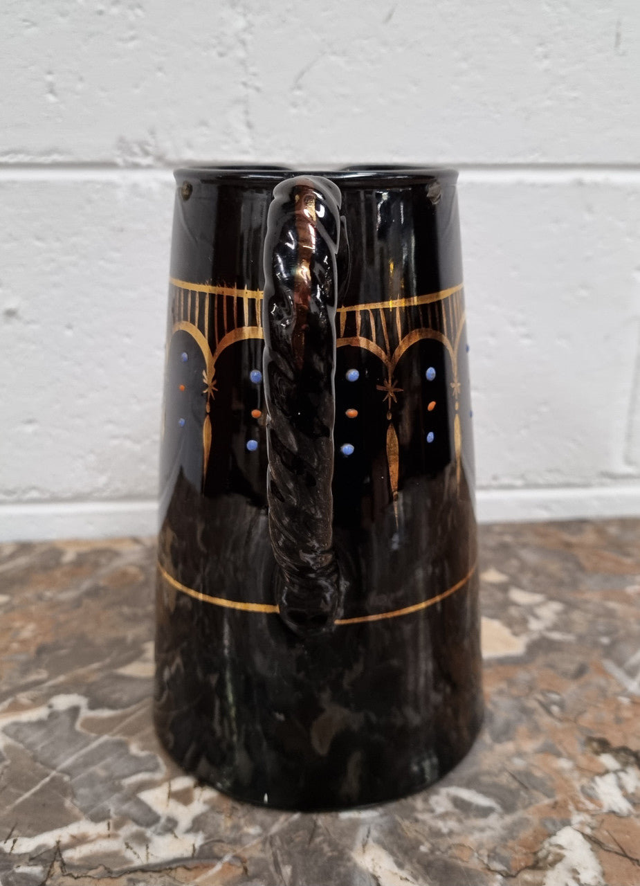 Victorian Black Decorative Jug | Antique & Vintage | Moonee Ponds Antiques | Australia Wide