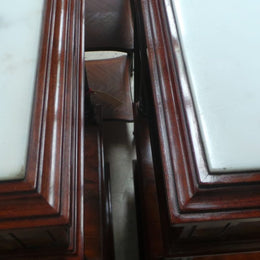 Pair of High End Mahogany Bedside Cabinets