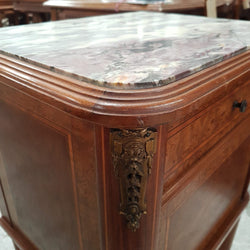 French Louis XVI Style Bedside Cabinet | Antique & Vintage | Moonee Ponds Antiques | Australia Wide Delivery