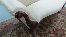 Beautiful Victorian Cedar Chaise Lounge | Antique & Vintage | Moonee Ponds Antiques | Australia Wide Delivery