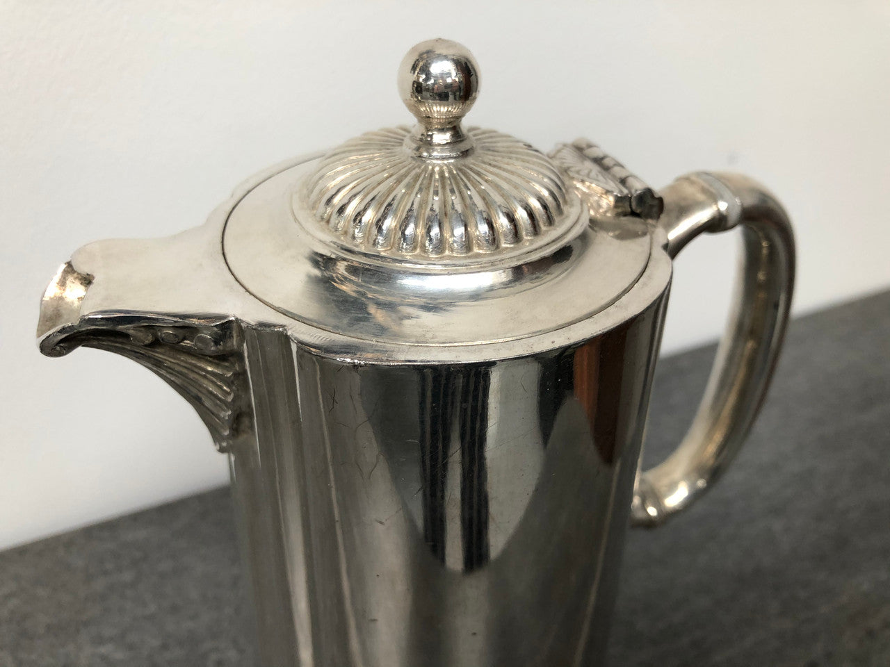 “James Dixon” Silver Plated Coffee Pot | Antique & Vintage | Moonee Ponds Antiques | Australia Wide Delivery