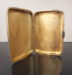 Victorian Birmingham Silver Cigar Case Superb Engraving | Antique & Vintage | Moonee Ponds Antiques | Australia Wide Delivery