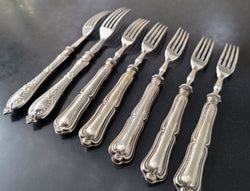Mixed Set of Cutlery with (800) Continental Silver Handles | Antique & Vintage | Moonee Ponds Antiques | Australia Wide Delivery