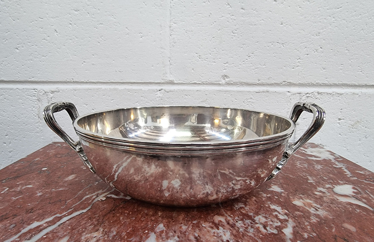 Beautiful And Very Rare Armand Frenais Silver Plate Bowl