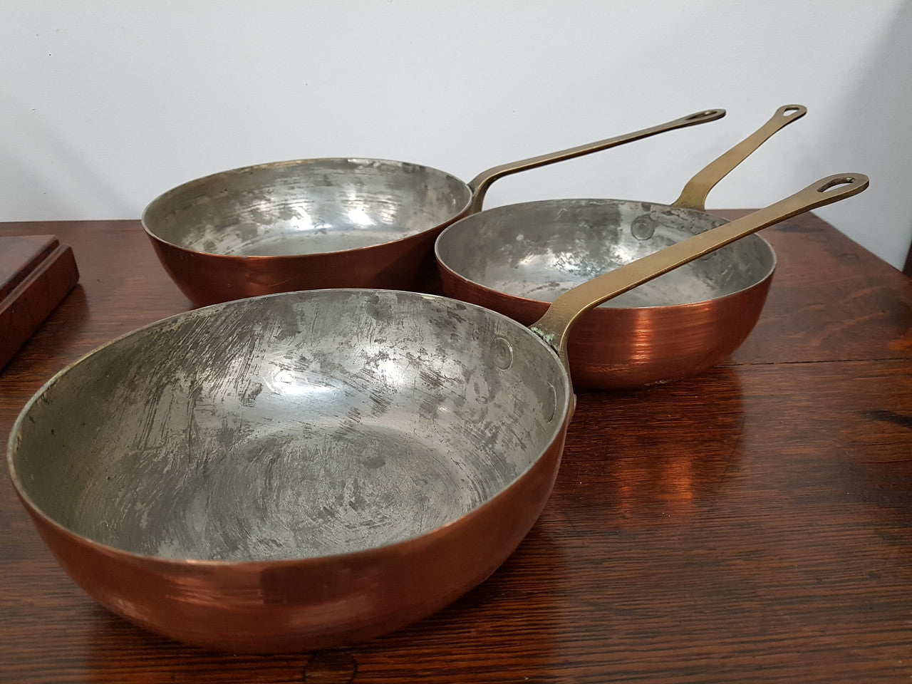 Antique Copper Frying Pans | Antique & Vintage | Moonee Ponds Antiques | Australia Wide Delivery