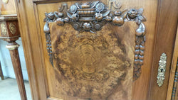 French Burr Walnut Buffet | Antique & Vintage | Moonee Ponds Antiques | Australia Wide Delivery
