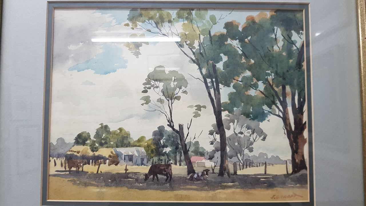Australian Watercolour by James George Croft