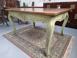 19th Century French Walnut Dining Table With Painted Base | Antique & Vintage | Moonee Ponds Antiques | Australia Wide Delivery