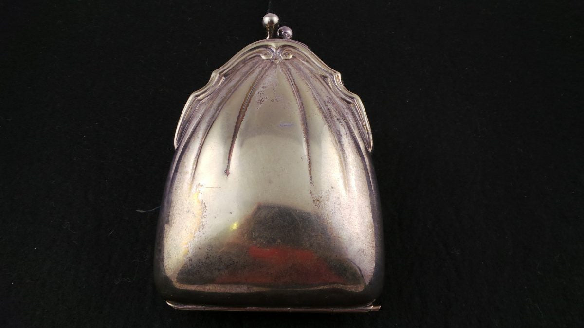 Antique Edwardian Silver Plated Coin Purse | Antique & Vintage | Moonee Ponds Antiques | Australia Wide Delivery