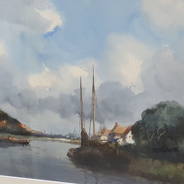 A beautiful framed 19th century signed dutch watercolour painting and in good original condition.