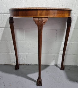 Chippendale Style Half Round Hall Table | Antique & Vintage | Moonee Ponds Antiques | Australia Wide Delivery