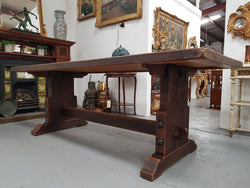 19th Century French Oak Pedestal Farmhouse Table | Antique & Vintage | Moonee Ponds Antiques | Australia Wide Delivery