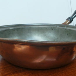 Antique Copper Frying Pan