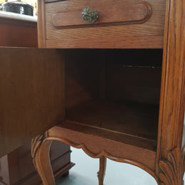 Pair of French Louis XVI Style Bedside Cabinets