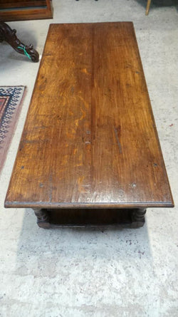 Practical French Oak Coffee Table | Antique & Vintage | Moonee Ponds Antiques | Australia Wide Delivery