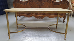 Gilt Metal Marble Top Coffee Table | Antique & Vintage | Moonee Ponds Antiques | Australia Wide Delivery