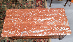 Walnut Louis XV style Marble Top Coffee Table With Drawers | Antique & Vintage | Moonee Ponds Antiques | Australia Wide Delivery