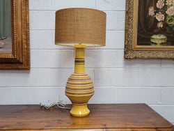 Impressive Vintage Mid-Century Bitossi Italian Terra Cotta Lamp Base & Shade | Antique & Vintage | Moonee Ponds Antiques | Australia Wide Delivery