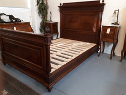 Henry II French Walnut 19th Century Queen Size bed | Antique & Vintage | Moonee Ponds Antiques | Australia Wide Delivery