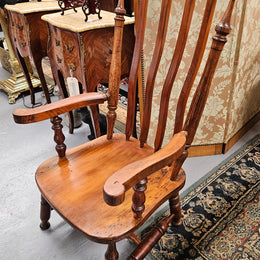 Australian Blackwood Colonial Smokers Chair