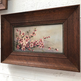 Beautiful Small Edwardian Oil On Canvas