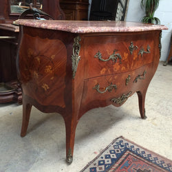French Walnut Marquetry Commode | Antique & Vintage | Moonee Ponds Antiques | Australia Wide Delivery