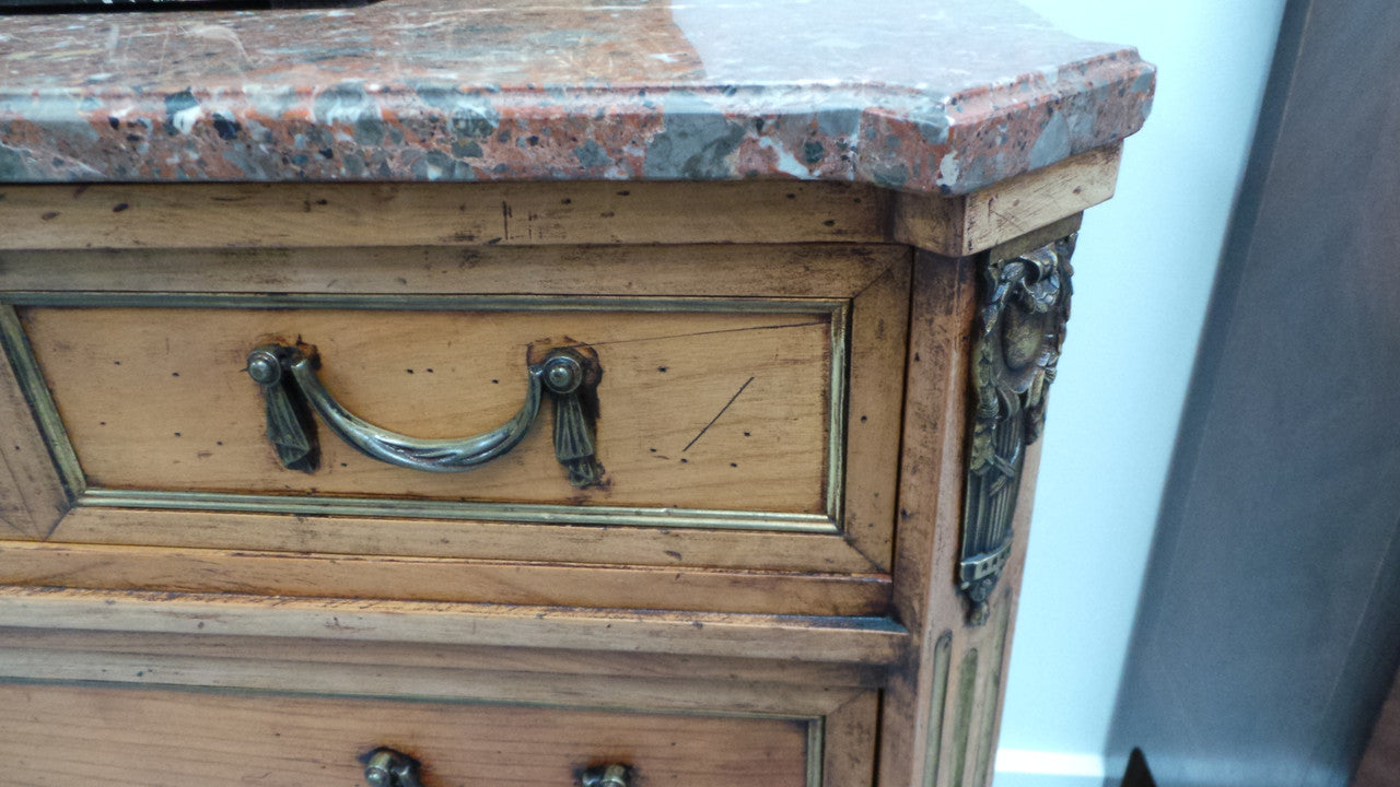 A Fabulous Continental 19th Century Walnut Three Drawer Commode | Antique & Vintage | Moonee Ponds Antiques | Australia Wide Delivery