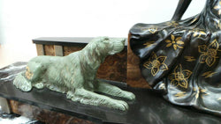 Amazing Art Deco French Spelter Statue | Antique & Vintage | Moonee Ponds Antiques | Australia Wide Delivery
