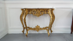 Louis XV Style French Beautifully Carved Gilt Console Table | Antique & Vintage | Moonee Ponds Antiques | Australia Wide Delivery
