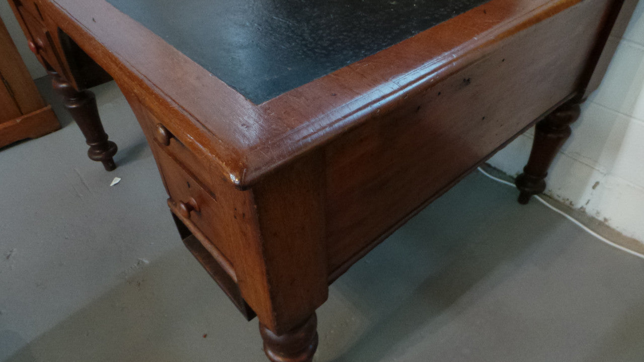 Rare Victorian Cedar Desk | Antique & Vintage | Moonee Ponds Antiques | Australia Wide Delivery