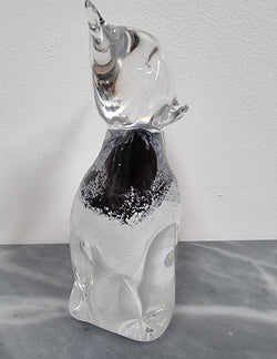 Signed Swedish Minne Fran Art Glass Cat | Antique & Vintage | Moonee Ponds Antiques | Australia Wide Delivery